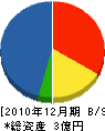 小堀組 貸借対照表 2010年12月期