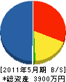 菅野又電気 貸借対照表 2011年5月期