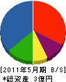 神田エンジニアリング 貸借対照表 2011年5月期
