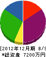 新川 貸借対照表 2012年12月期