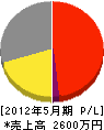 斎藤土建工業 損益計算書 2012年5月期