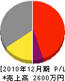 田中組 損益計算書 2010年12月期