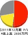 辻電気 損益計算書 2011年12月期