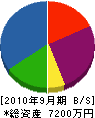 永尾商店 貸借対照表 2010年9月期