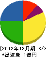 辻工務所 貸借対照表 2012年12月期