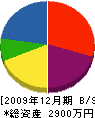 田宮建築 貸借対照表 2009年12月期