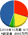 笠巻開発工業 貸借対照表 2010年12月期