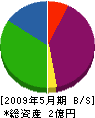 田中興業 貸借対照表 2009年5月期