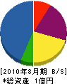齋藤塗装店 貸借対照表 2010年8月期