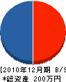 湯沢土建 貸借対照表 2010年12月期