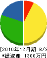 佐山工務店 貸借対照表 2010年12月期
