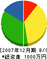 川村工務店 貸借対照表 2007年12月期