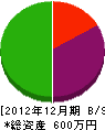 日東電業 貸借対照表 2012年12月期