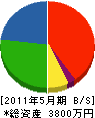 松田住建 貸借対照表 2011年5月期