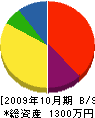 富士ビルド 貸借対照表 2009年10月期