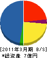 阪神施設調査 貸借対照表 2011年3月期