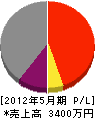 丸勝樺沢工業 損益計算書 2012年5月期
