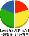 大顕エンタープライズ 貸借対照表 2008年6月期