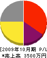新井土木 損益計算書 2009年10月期