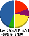 昭和電装 貸借対照表 2010年4月期