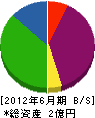 宮脇工業 貸借対照表 2012年6月期
