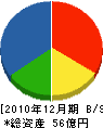 丸増ベニヤ商会 貸借対照表 2010年12月期
