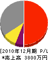 中脇工務店 損益計算書 2010年12月期