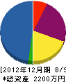 泰成グリーン 貸借対照表 2012年12月期