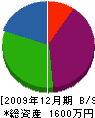 傍島電気商会 貸借対照表 2009年12月期
