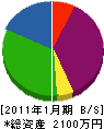 柴田住建工業 貸借対照表 2011年1月期