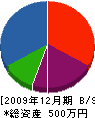 伊藤組 貸借対照表 2009年12月期