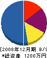 浅山塗工店 貸借対照表 2008年12月期