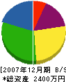 大宏インテリアサービス 貸借対照表 2007年12月期