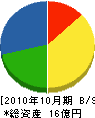 日本電研工業 貸借対照表 2010年10月期