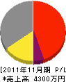 昭電社 損益計算書 2011年11月期