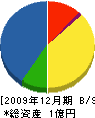 横川目電業 貸借対照表 2009年12月期