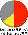 柳田住宅 損益計算書 2009年12月期