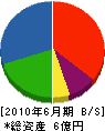 長崎中央建設 貸借対照表 2010年6月期