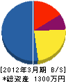 青木電機センター 貸借対照表 2012年3月期