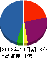 コスモグリーン 貸借対照表 2009年10月期