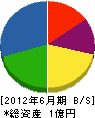 小松＊工業 貸借対照表 2012年6月期