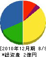 前田工業 貸借対照表 2010年12月期