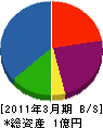 樋沢産業 貸借対照表 2011年3月期