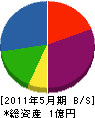 ヤクシ 貸借対照表 2011年5月期