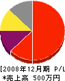 佐々木電気設備店 損益計算書 2008年12月期