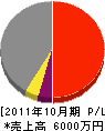 栃木設備工業 損益計算書 2011年10月期