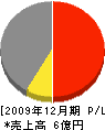 芳賀信建設 損益計算書 2009年12月期