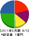 加藤土木解体 貸借対照表 2011年6月期
