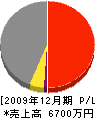 成田工務店 損益計算書 2009年12月期