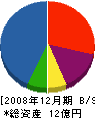 牧田組 貸借対照表 2008年12月期